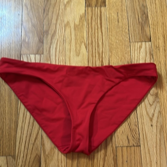 Mara Hoffman sz L red bikini bottoms cheeky cut great condition - Picture 5 of 5
